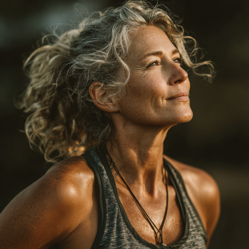 Група людей займається йогою